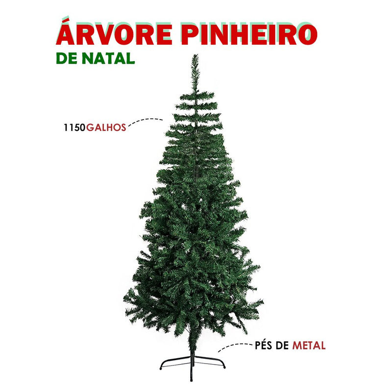 Árvore de Natal Luxo Base de metal - Wincy.