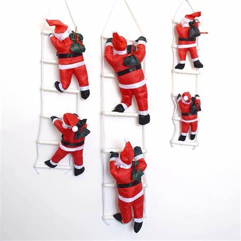 Papai Noel Subindo Escada 60cm - Wincy