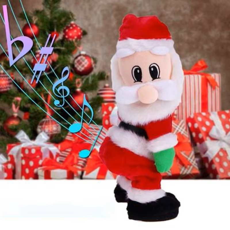 Papai Noel Musical Dançarino Mexe o Bumbum - Wincy.