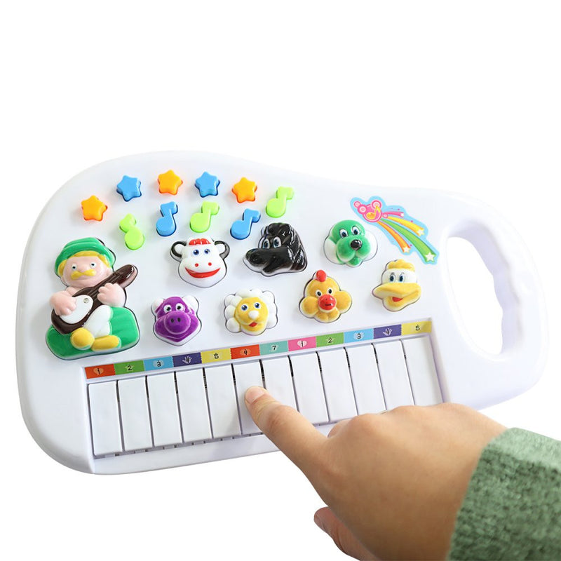 Teclado Infantil Fazendinha GiftUtil.