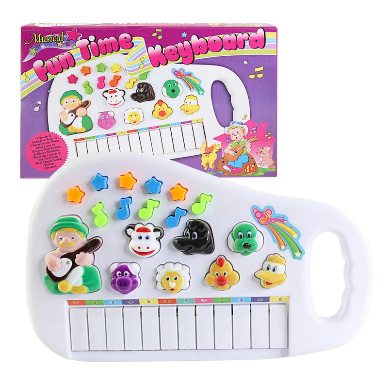 Teclado Infantil Fazendinha GiftUtil.